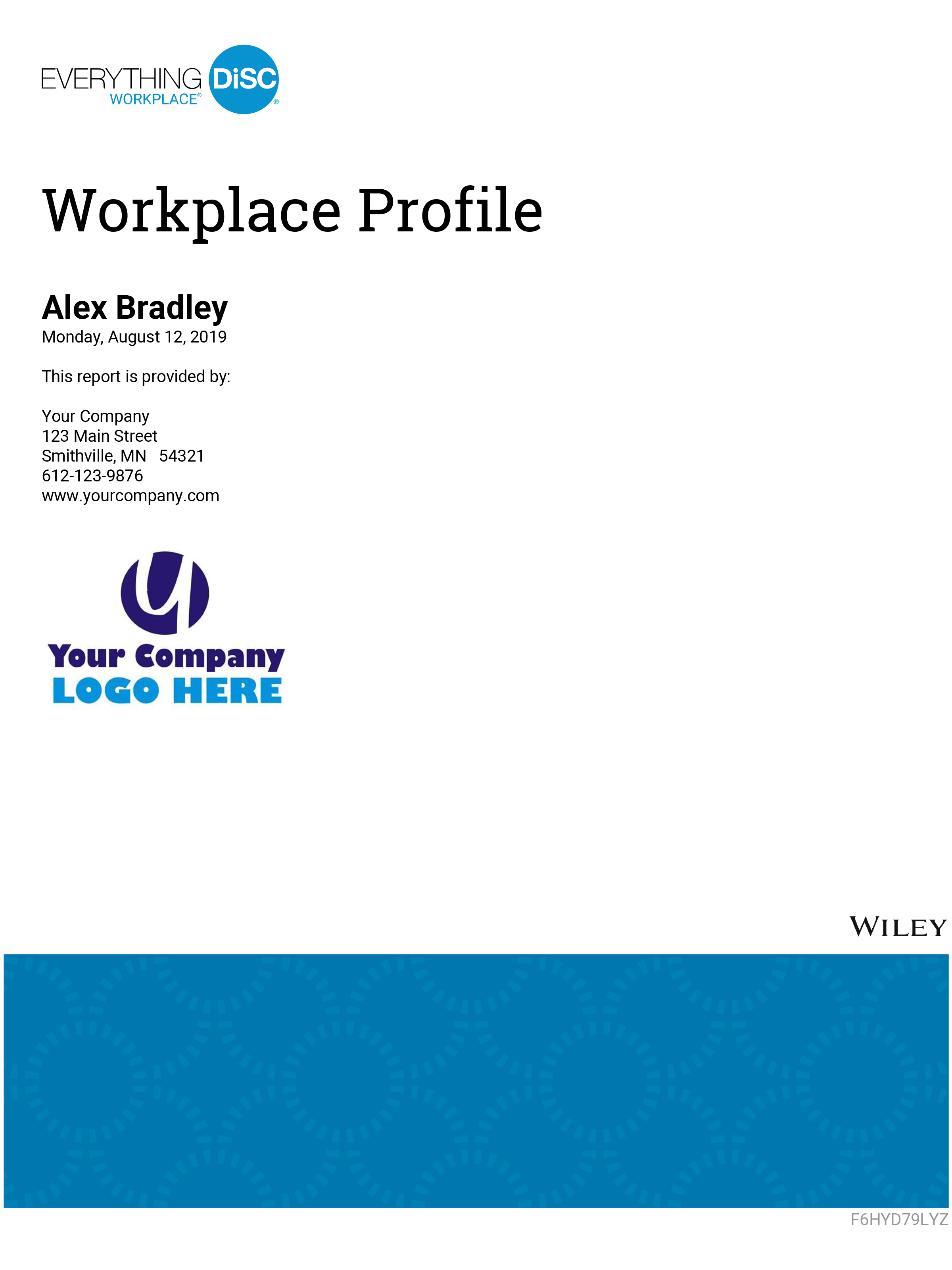 Everything DiSC Workplace Profile Cover
