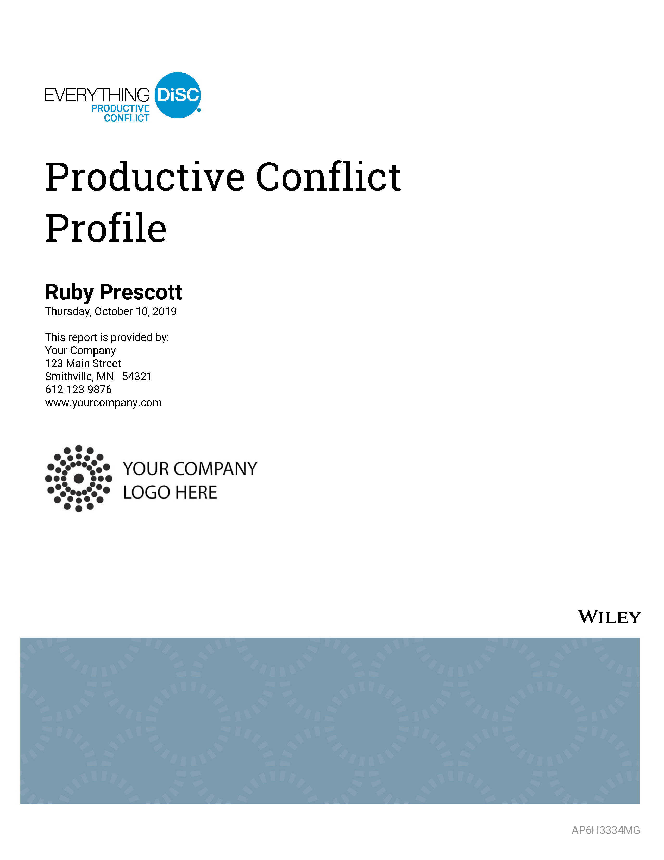 Everything DiSC Productive Conflict Profile Cover Image