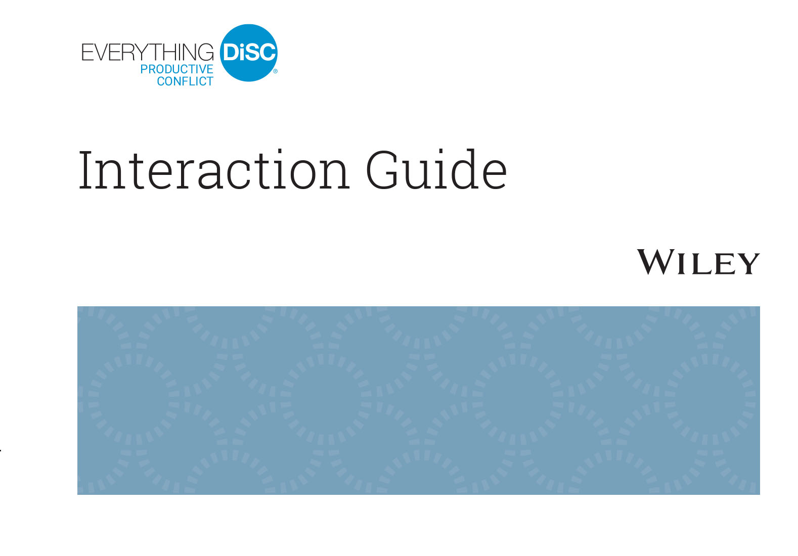 Everything DiSC Productive Conflict Interaction Guides