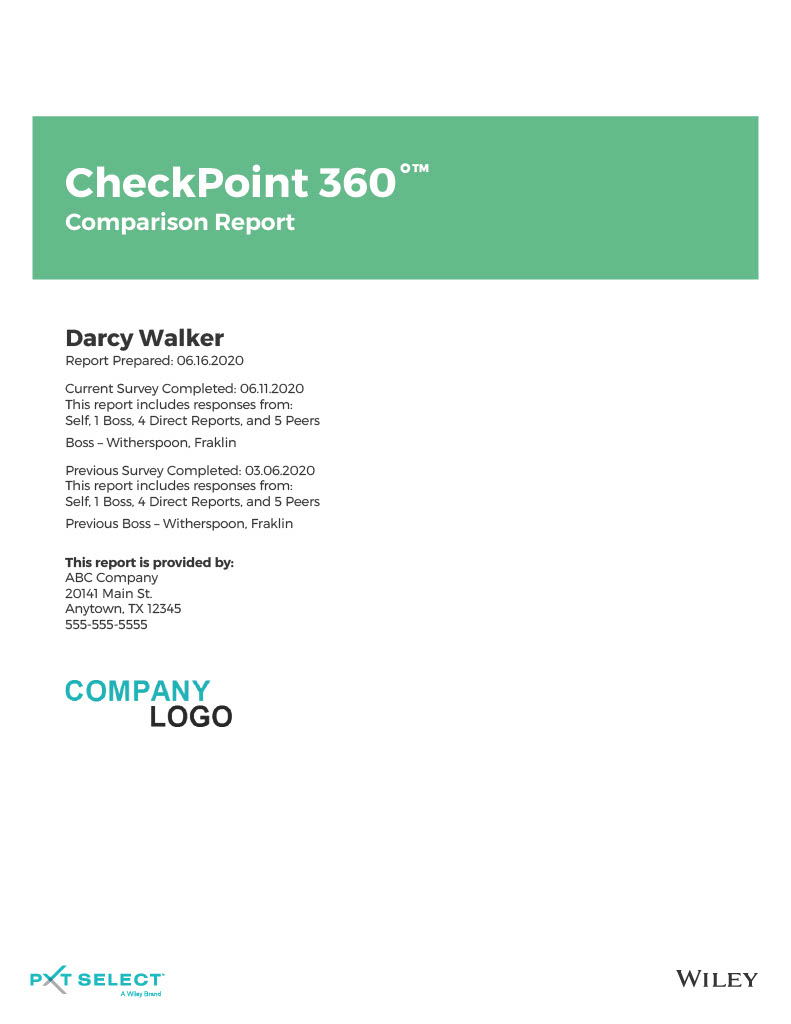 CheckPoint 360 Comparison Report Image