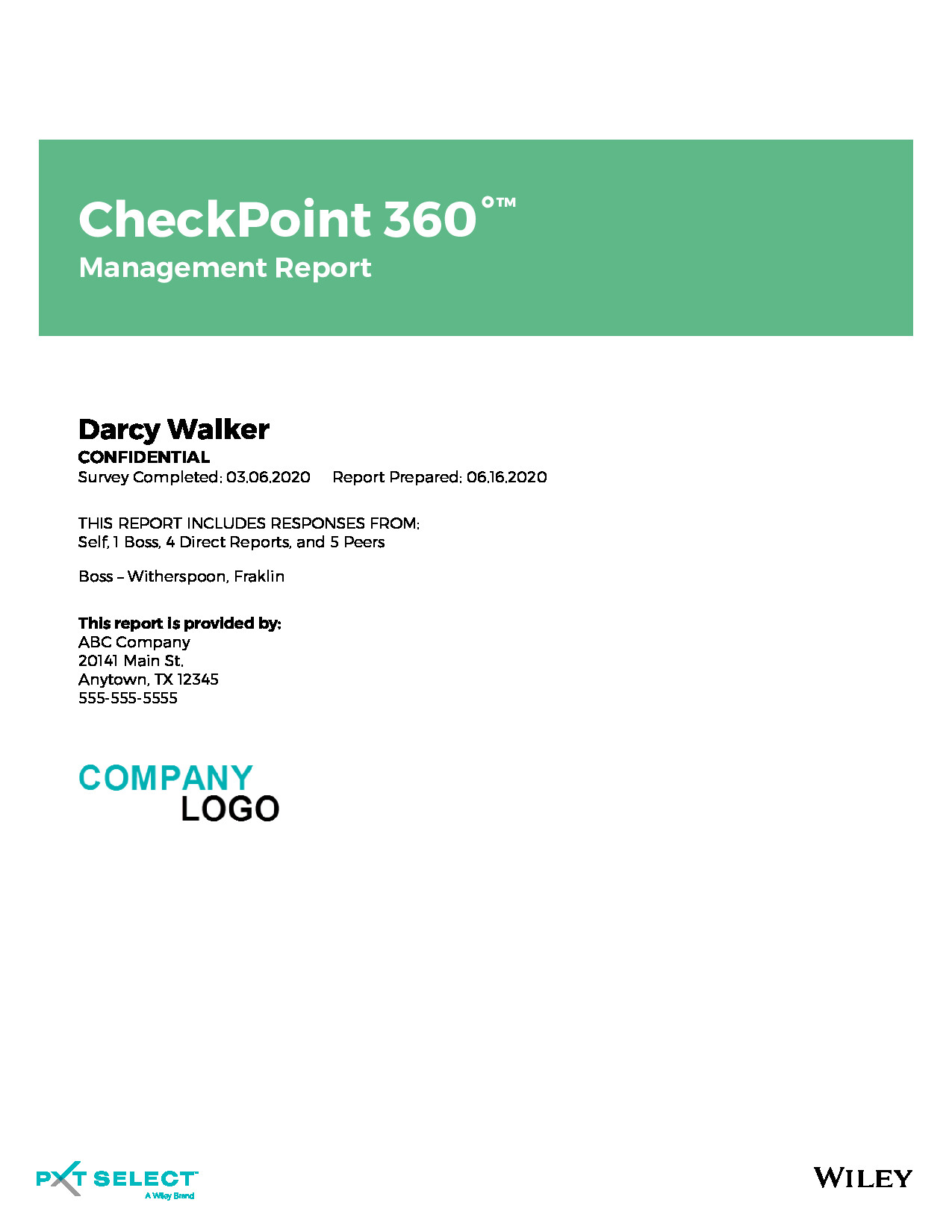 CheckPoint 360 Management Report Image